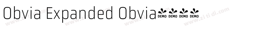 Obvia Expanded Obvia字体转换 Obvia Expanded Obvia字体转换